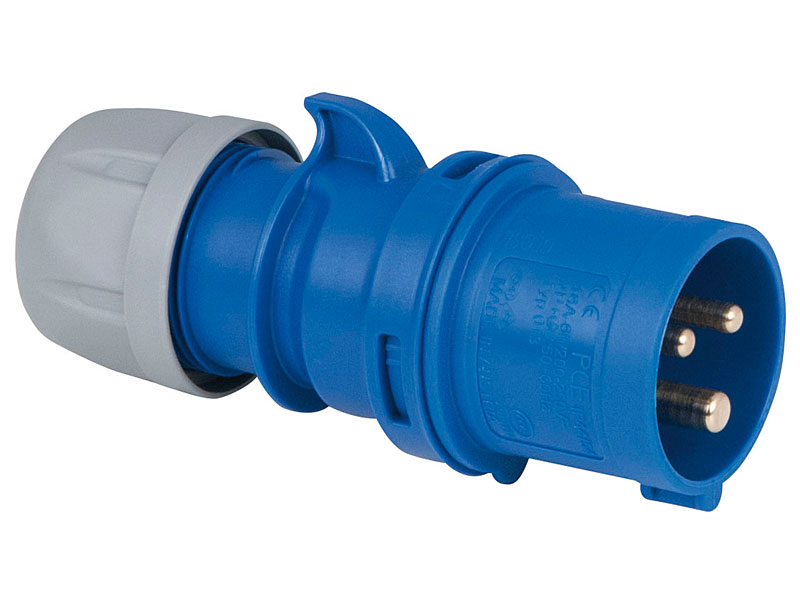 Showtec CEE 16A 240V 3p Plug Male IP44