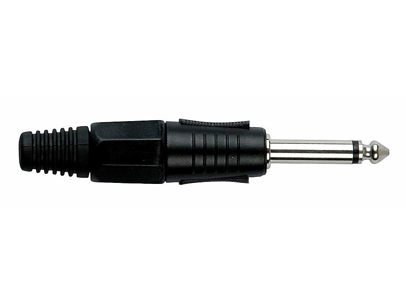 DAP 6.3 mm. Jackplug mono, Black