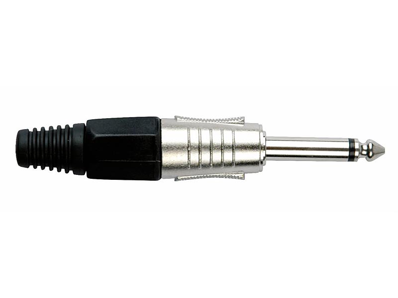 DAP 6.3 mm. Jackplug mono, Nickel