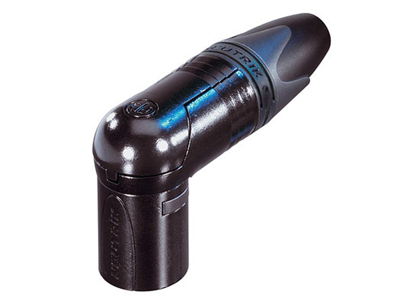 Neutrik XLR 3p. 90° kontakt hane