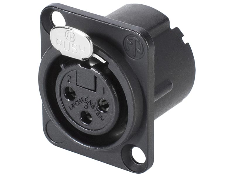 Neutrik XLR 3p. Chassis Female