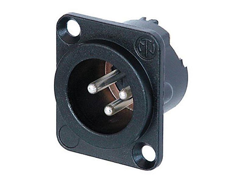 Neutrik XLR 3p. Chassi hane