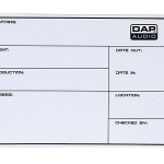 DAP Audio Flightcase Label